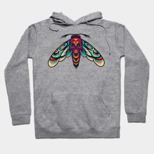 butterfly skull Hoodie